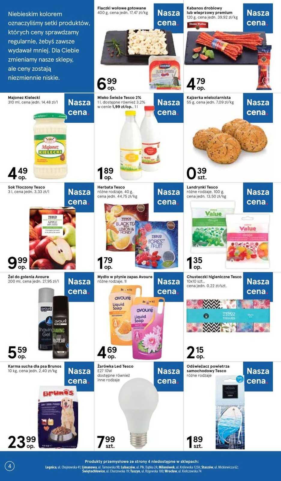 Gazetka promocyjna Tesco str. 4