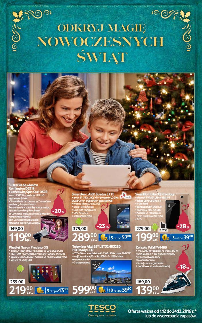 Gazetka promocyjna Tesco str. 1