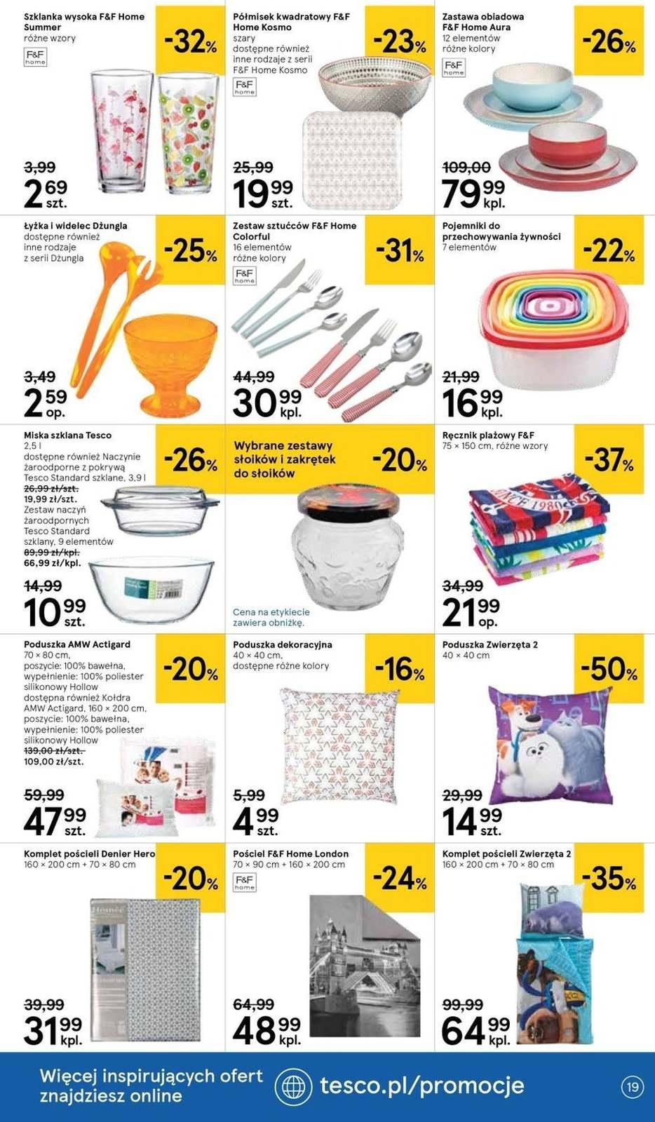 Gazetka promocyjna Tesco str. 19