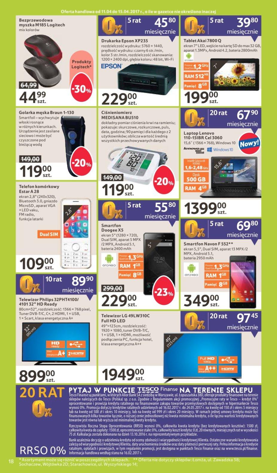 Gazetka promocyjna Tesco str. 18