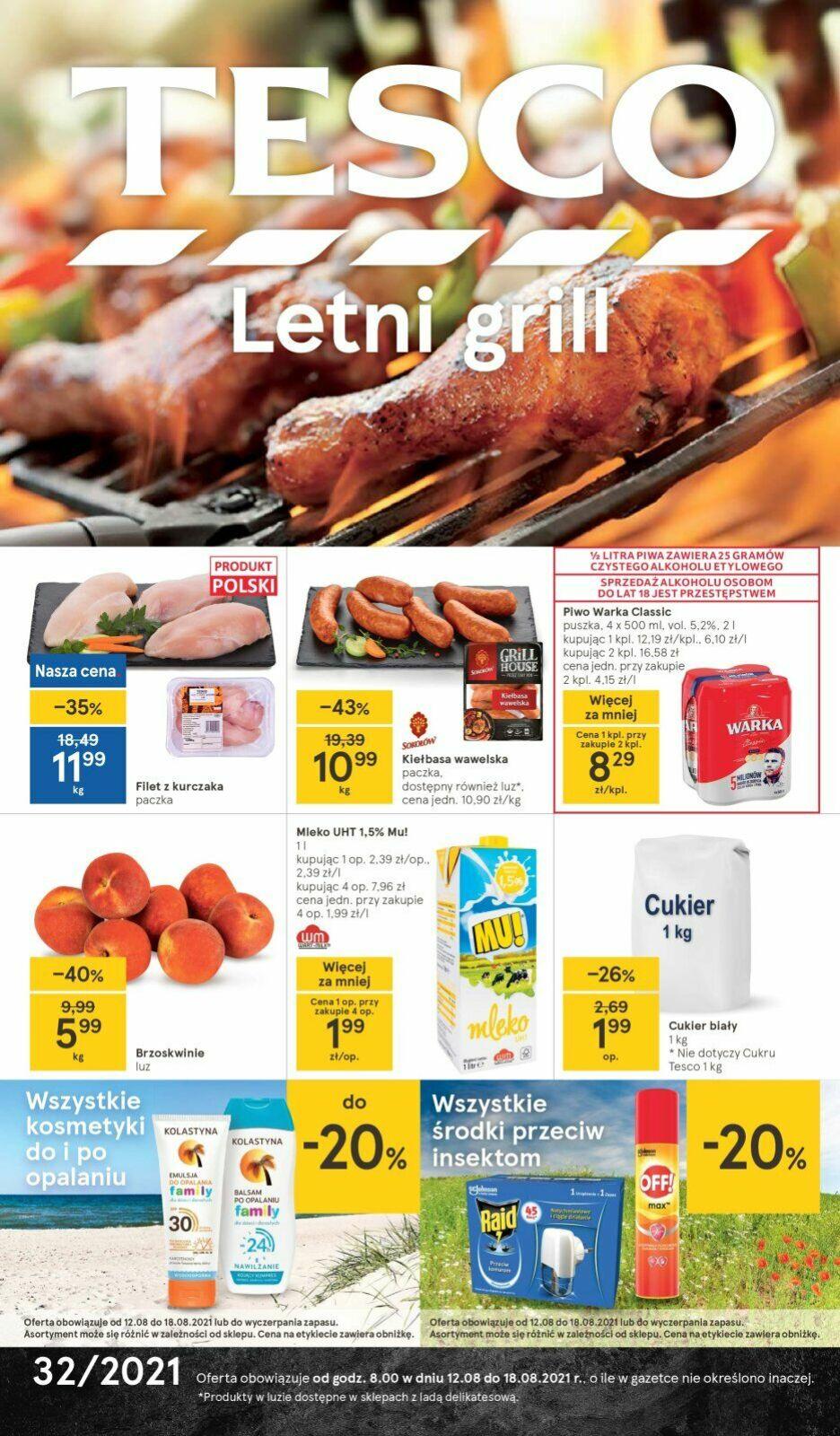 Gazetka promocyjna Tesco str. 1