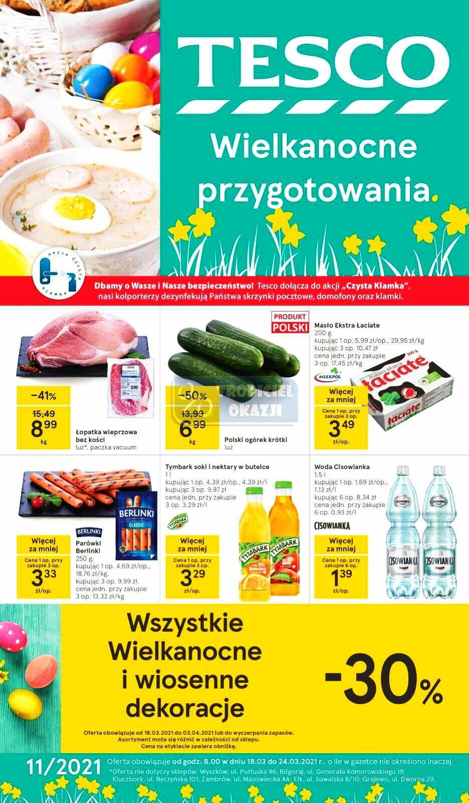 Gazetka promocyjna Tesco str. 1