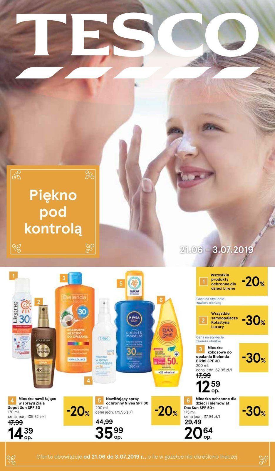 Gazetka promocyjna Tesco str. 1