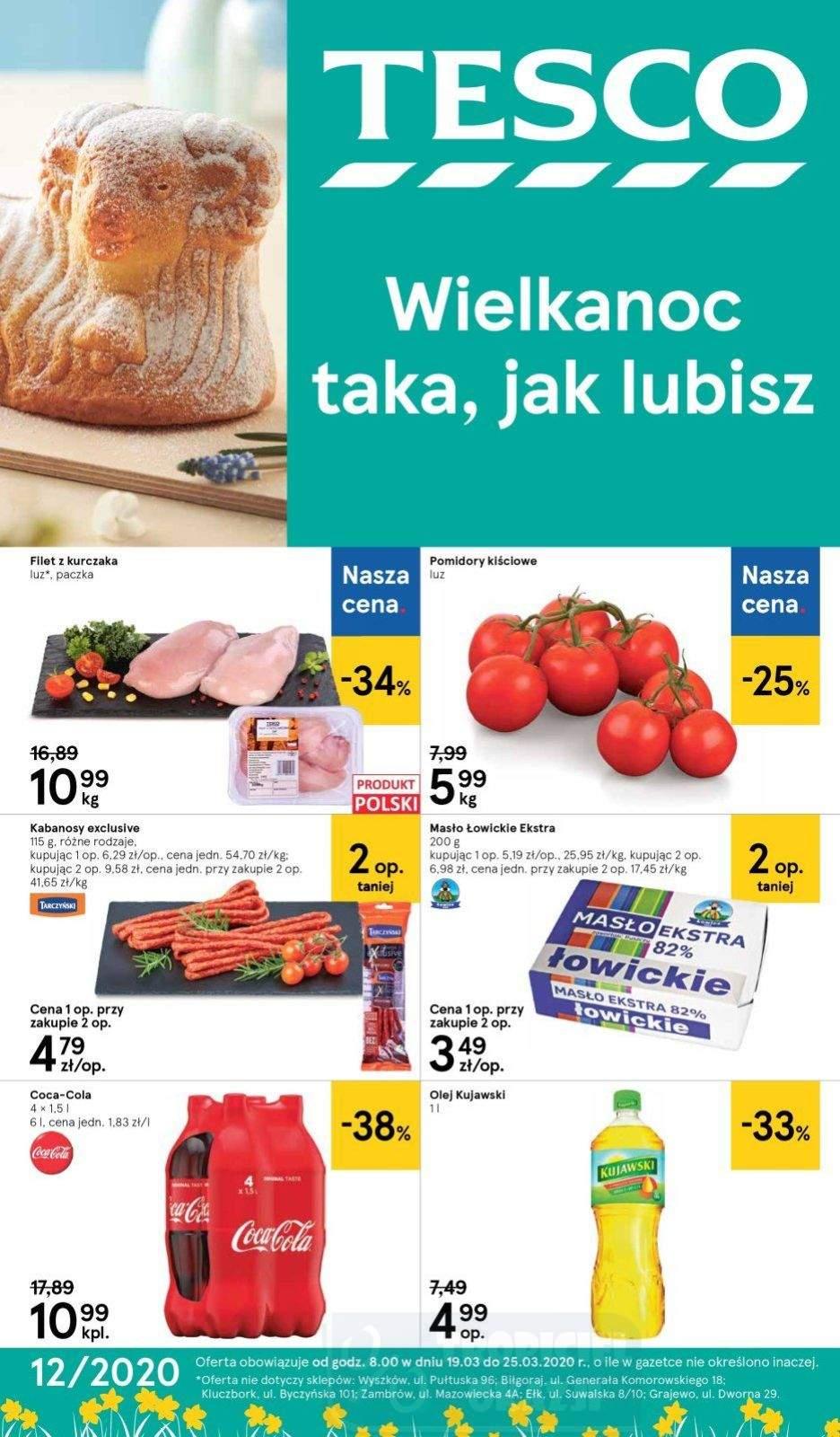 Gazetka promocyjna Tesco str. 1