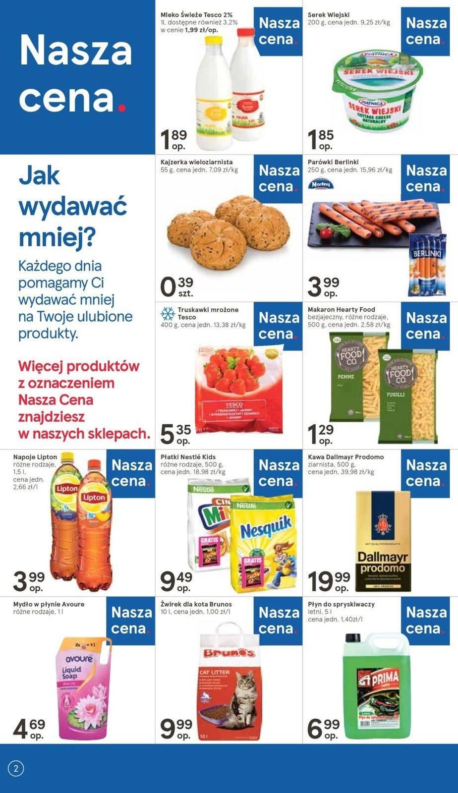 Gazetka promocyjna Tesco str. 2
