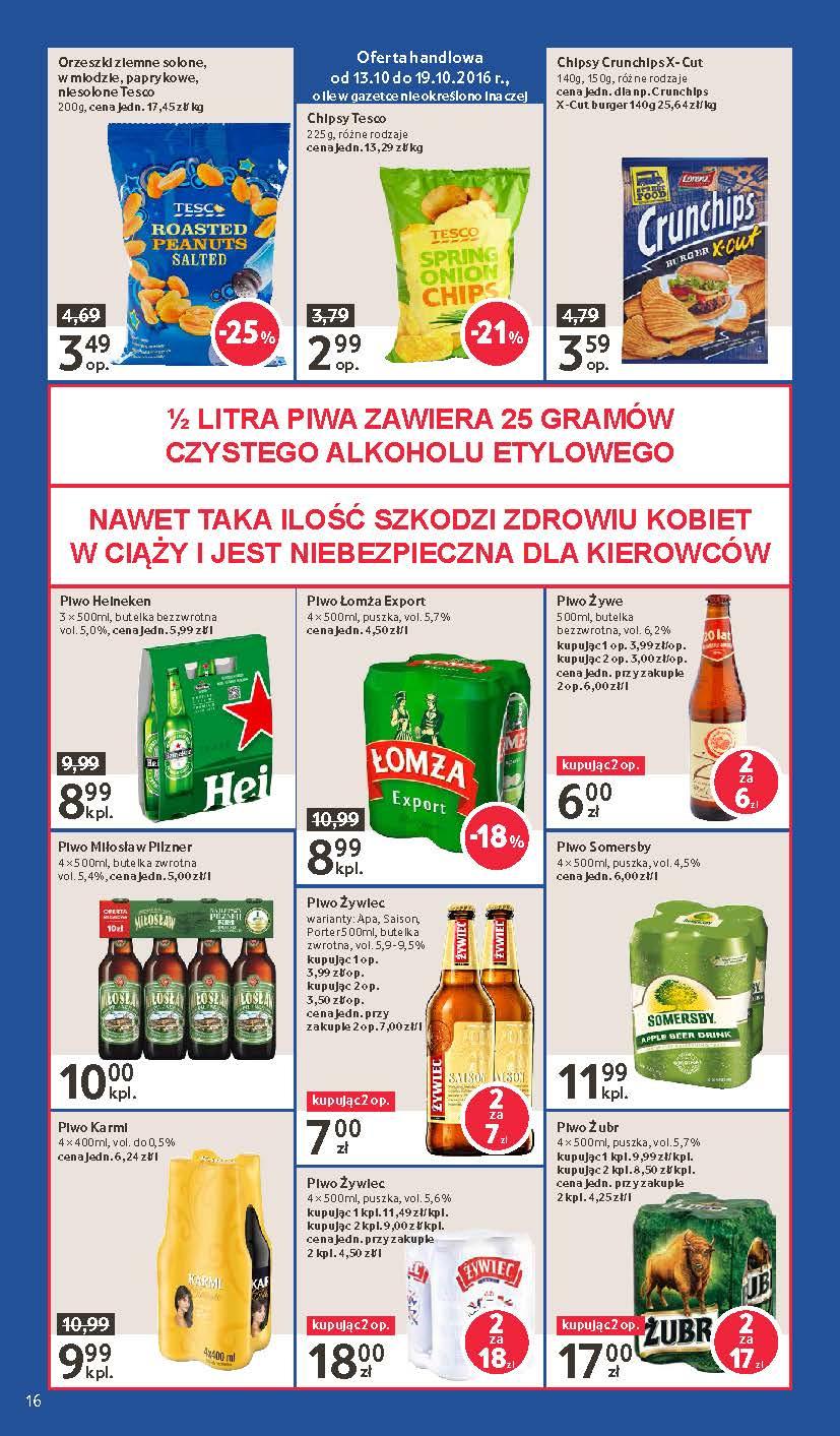 Gazetka promocyjna Tesco str. 16