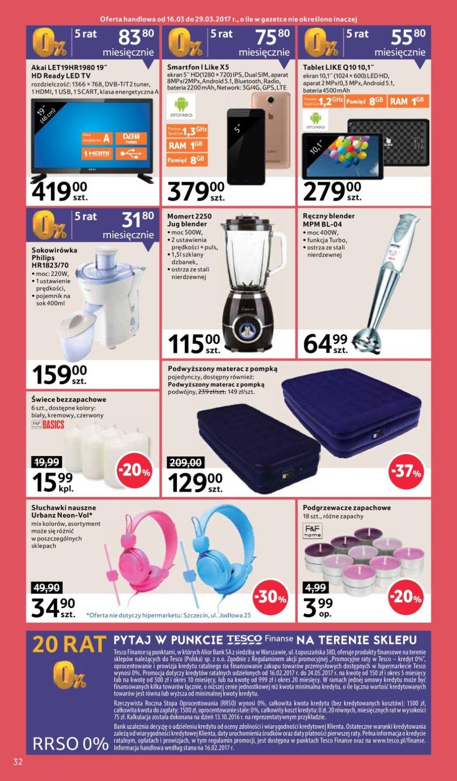 Gazetka promocyjna Tesco str. 32