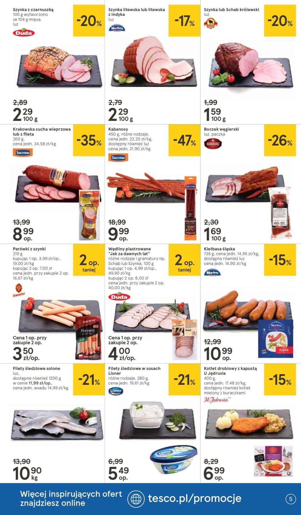 Gazetka promocyjna Tesco str. 5