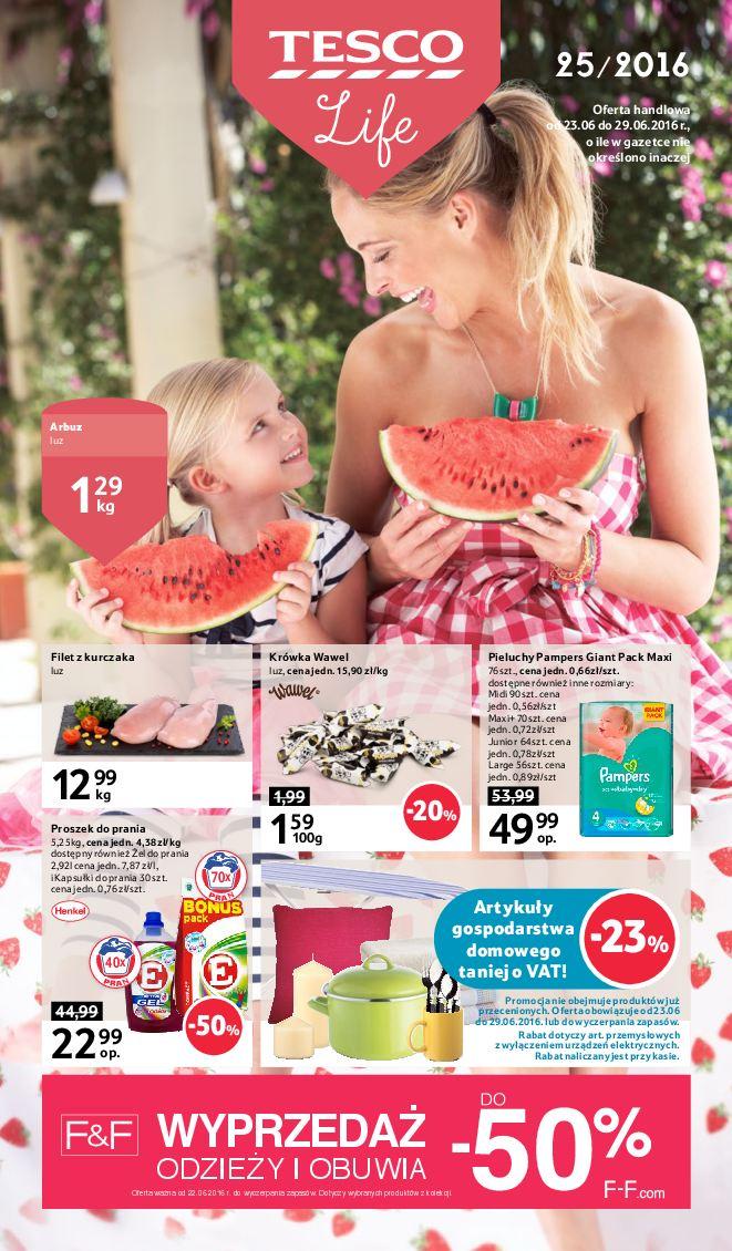 Gazetka promocyjna Tesco str. 1