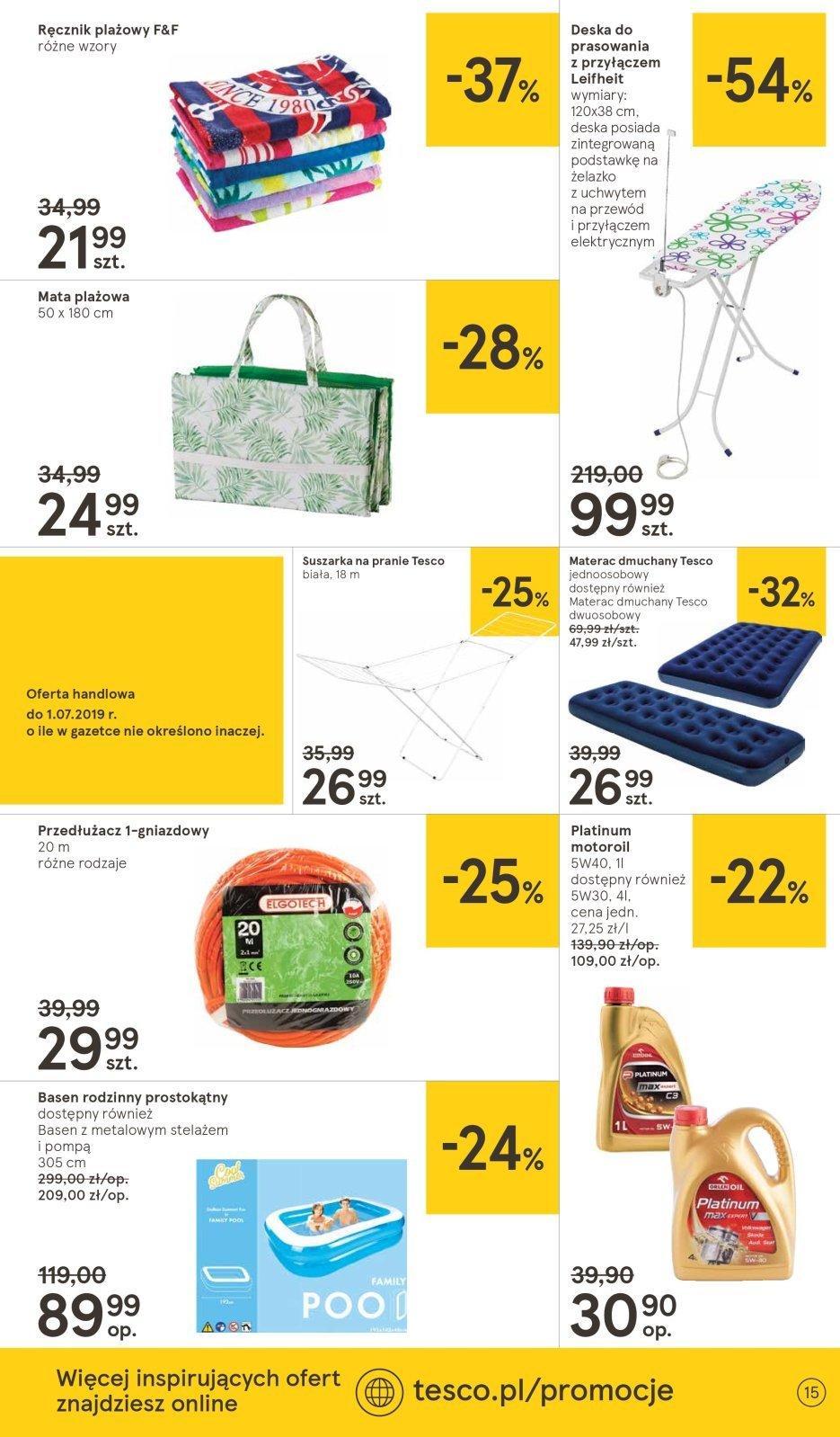 Gazetka promocyjna Tesco str. 15