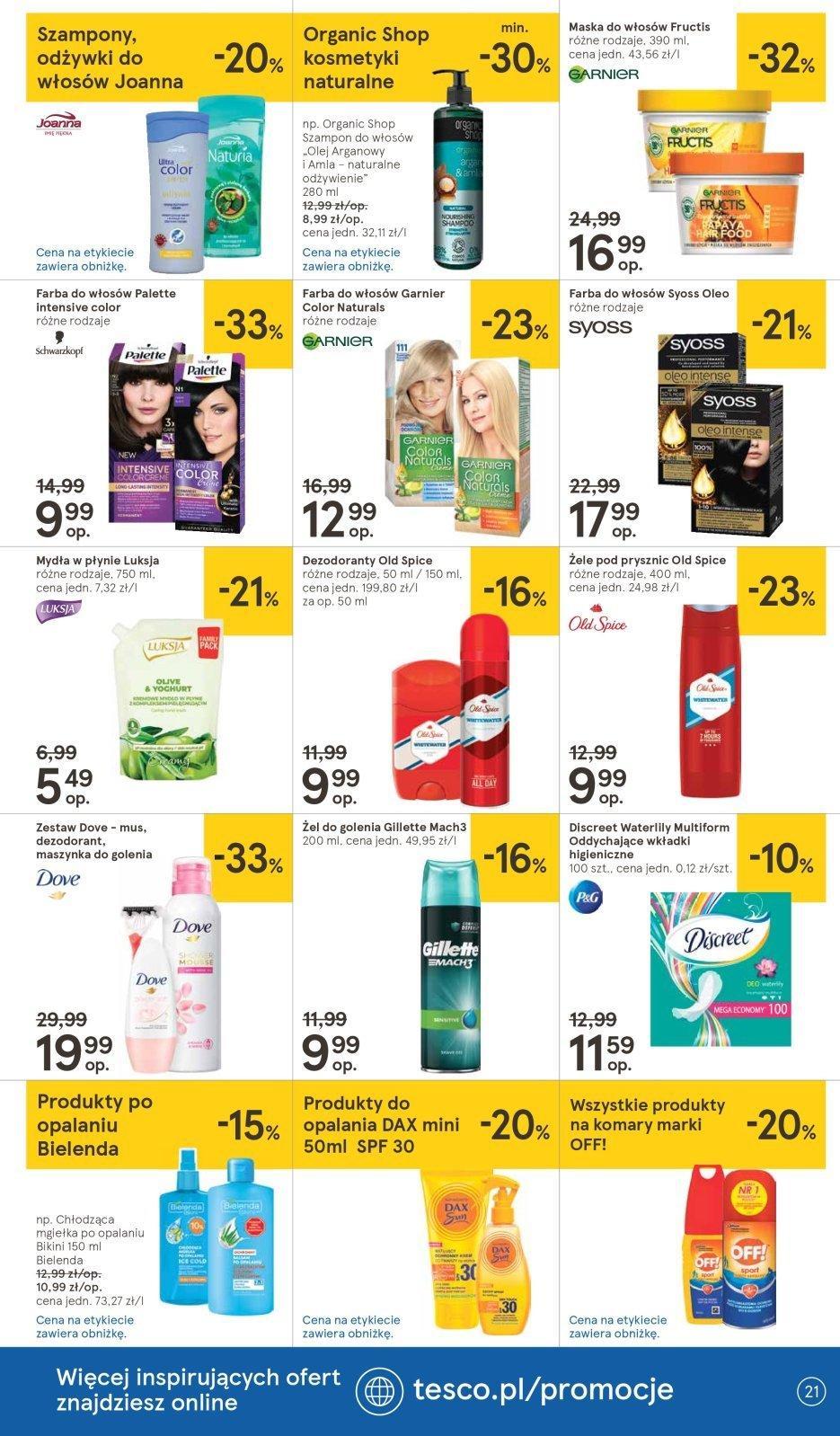 Gazetka promocyjna Tesco str. 21