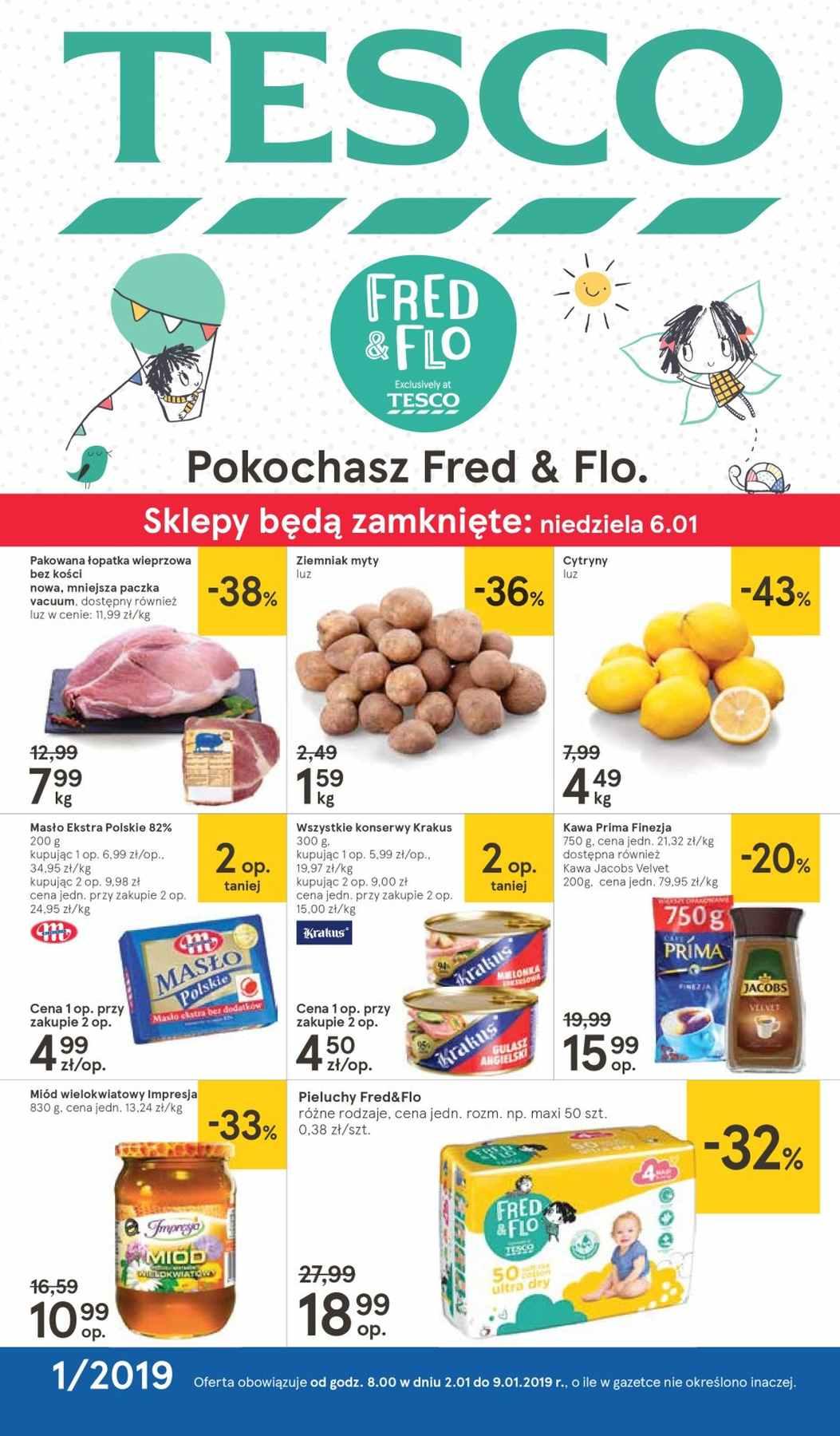 Gazetka promocyjna Tesco str. 1