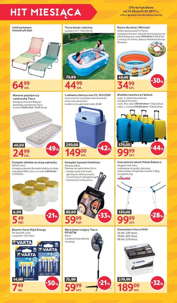 Gazetka promocyjna Tesco str. 22