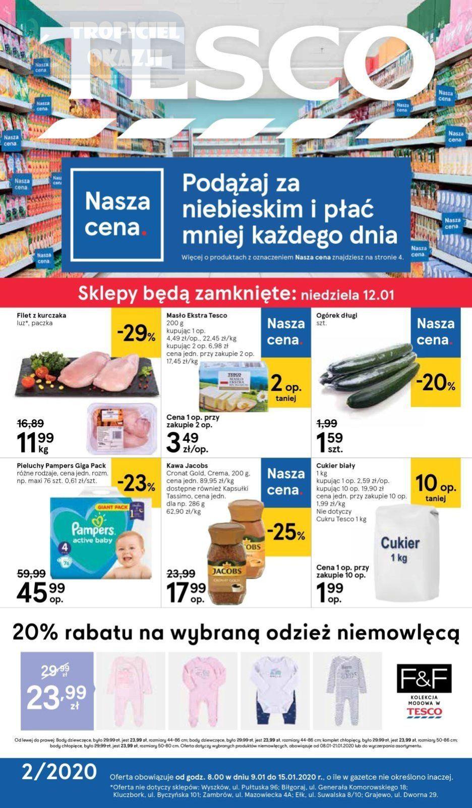 Gazetka promocyjna Tesco str. 1