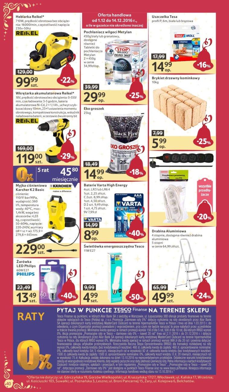 Gazetka promocyjna Tesco str. 40