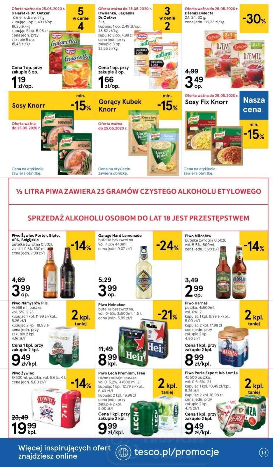 Gazetka promocyjna Tesco str. 13
