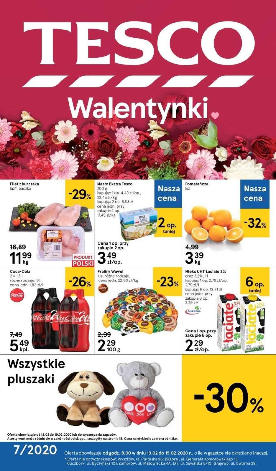 Gazetka promocyjna Tesco str. 1