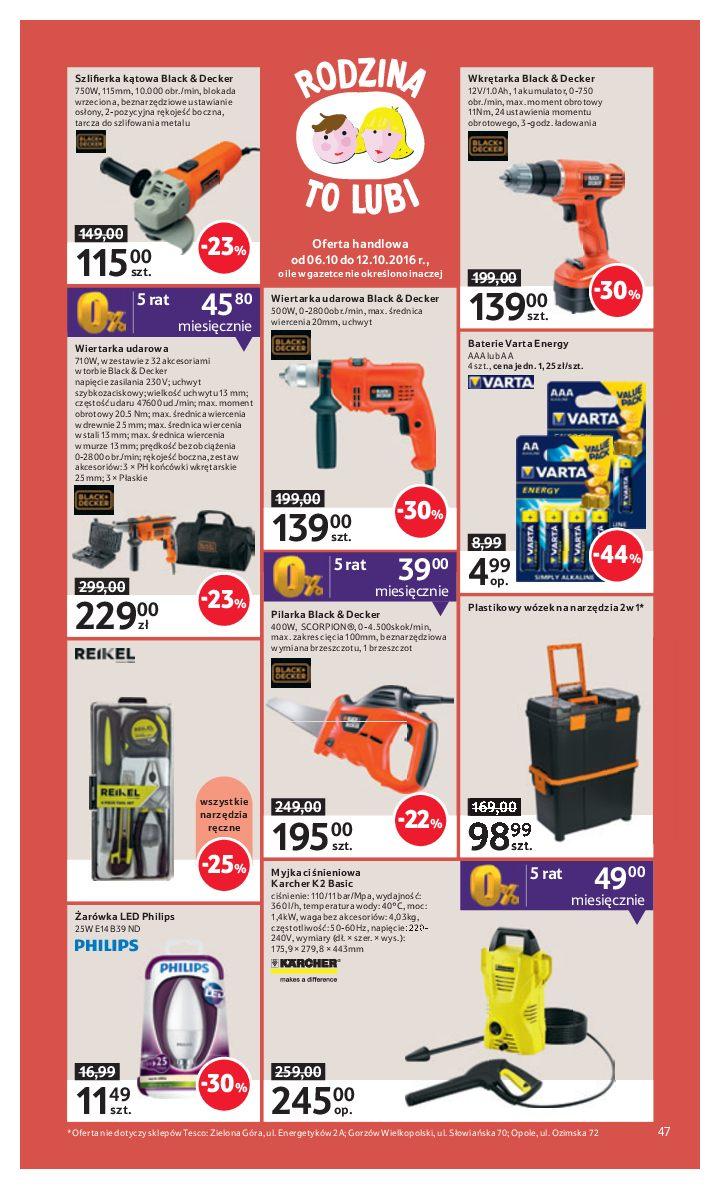 Gazetka promocyjna Tesco str. 47