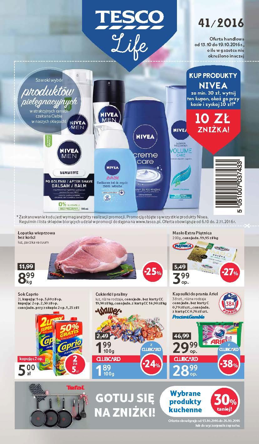 Gazetka promocyjna Tesco str. 1