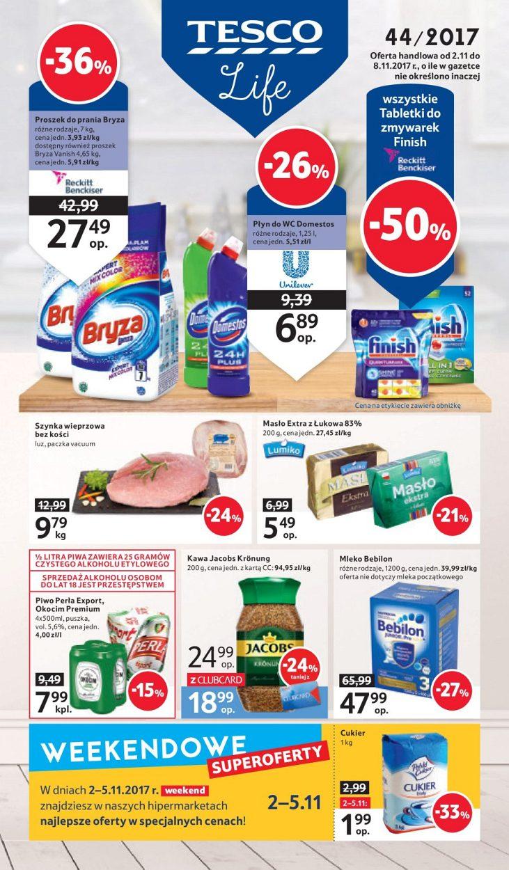 Gazetka promocyjna Tesco str. 1
