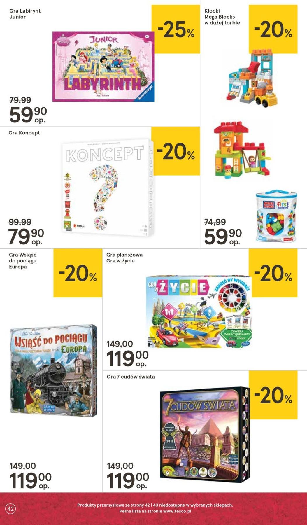 Gazetka promocyjna Tesco str. 42