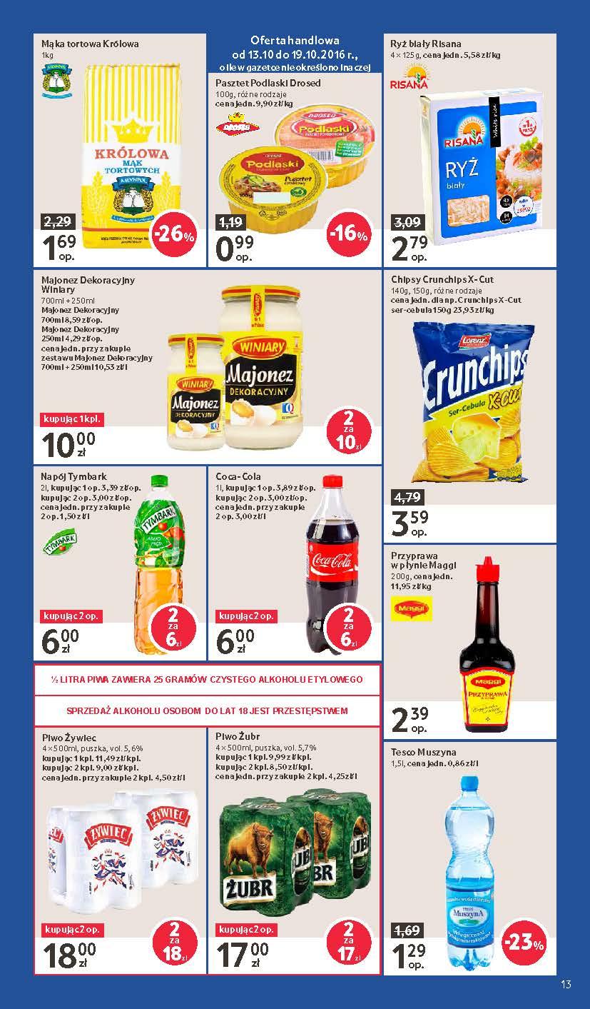 Gazetka promocyjna Tesco str. 13