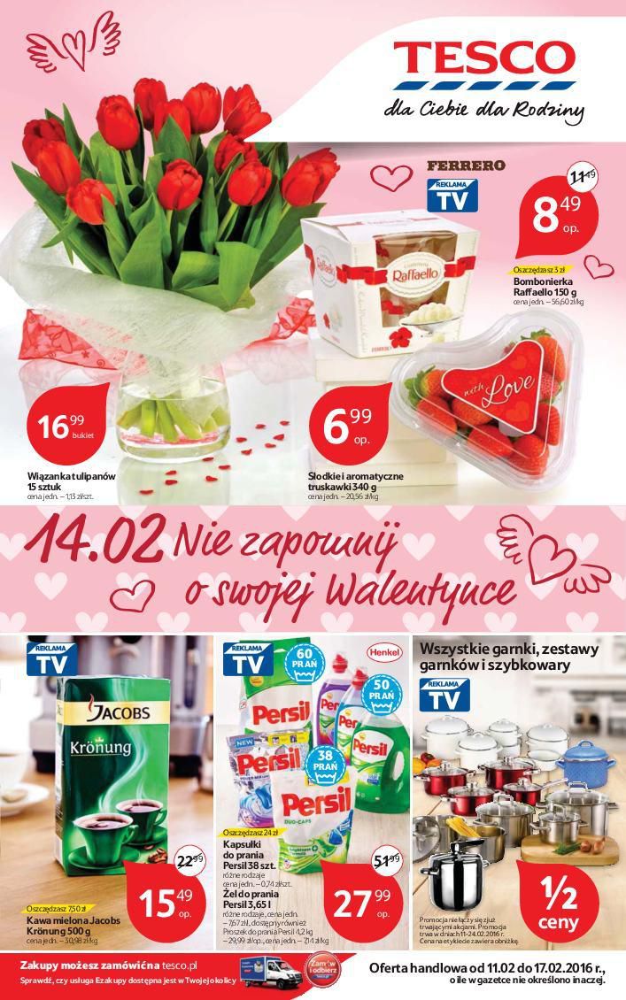 Gazetka promocyjna Tesco str. 1