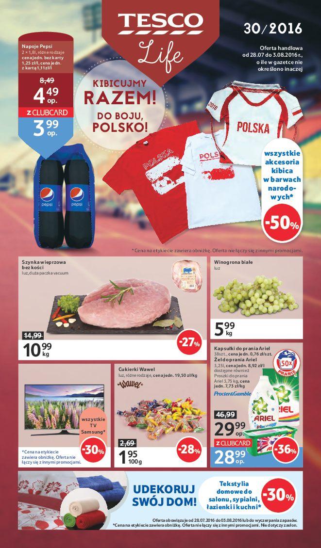 Gazetka promocyjna Tesco str. 1