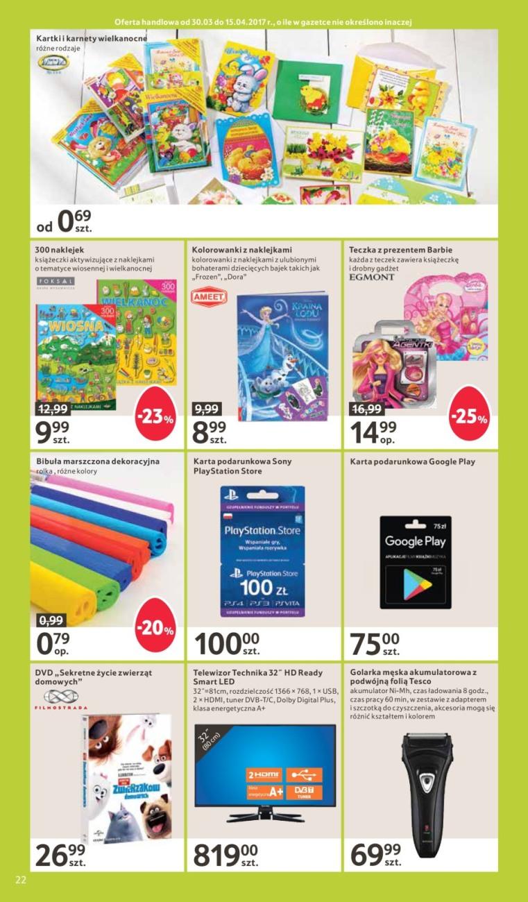 Gazetka promocyjna Tesco str. 22