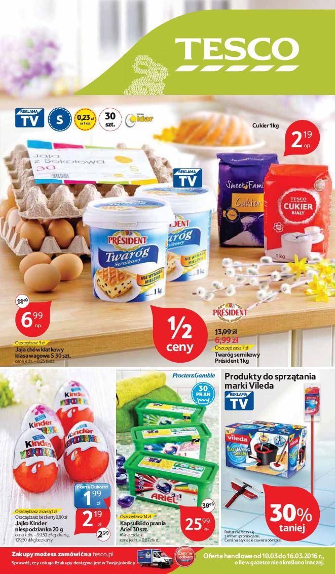 Gazetka promocyjna Tesco str. 1