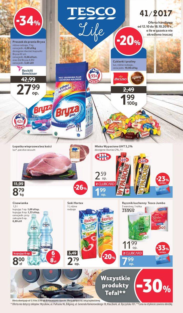 Gazetka promocyjna Tesco str. 1