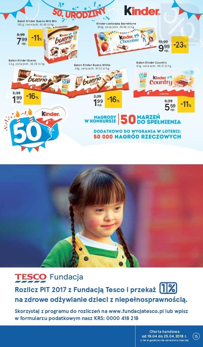 Gazetka promocyjna Tesco str. 15