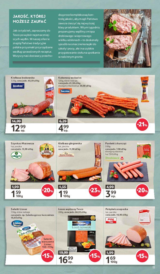 Gazetka promocyjna Tesco str. 15