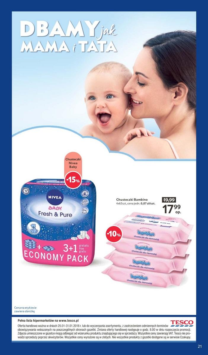 Gazetka promocyjna Tesco str. 21