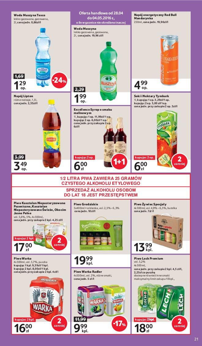 Gazetka promocyjna Tesco str. 21