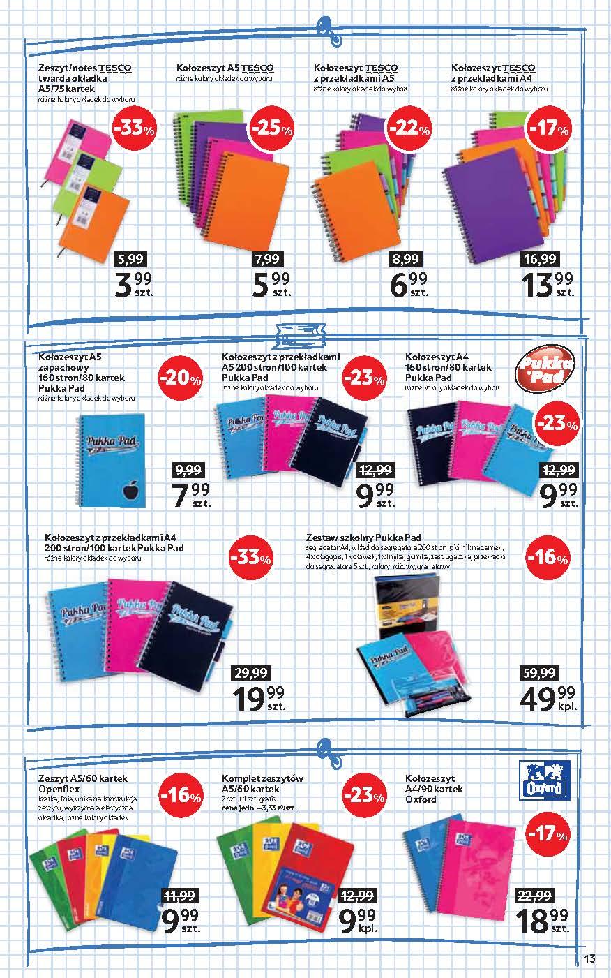 Gazetka promocyjna Tesco str. 13