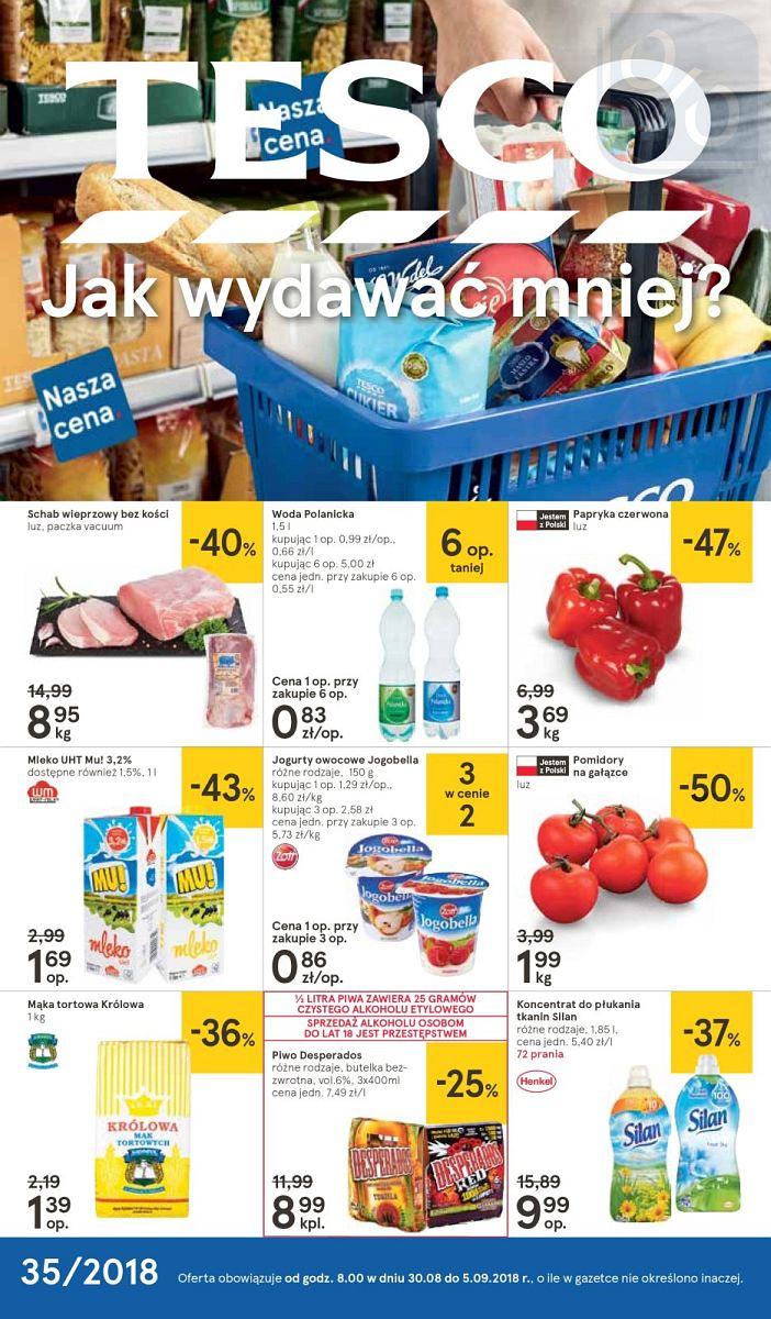 Gazetka promocyjna Tesco str. 1