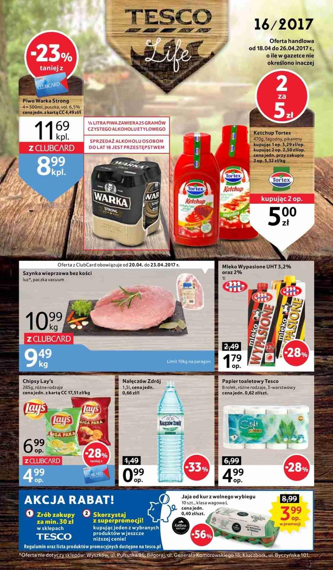 Gazetka promocyjna Tesco str. 1