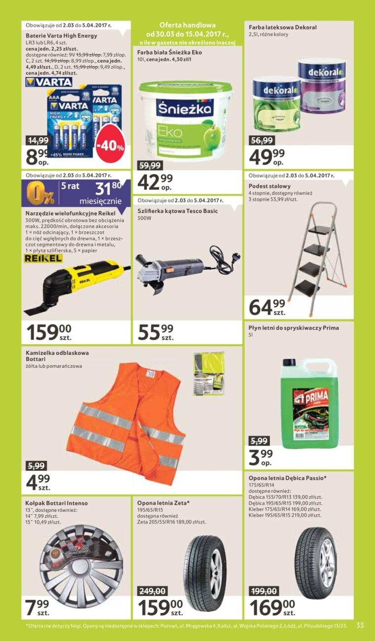 Gazetka promocyjna Tesco str. 33