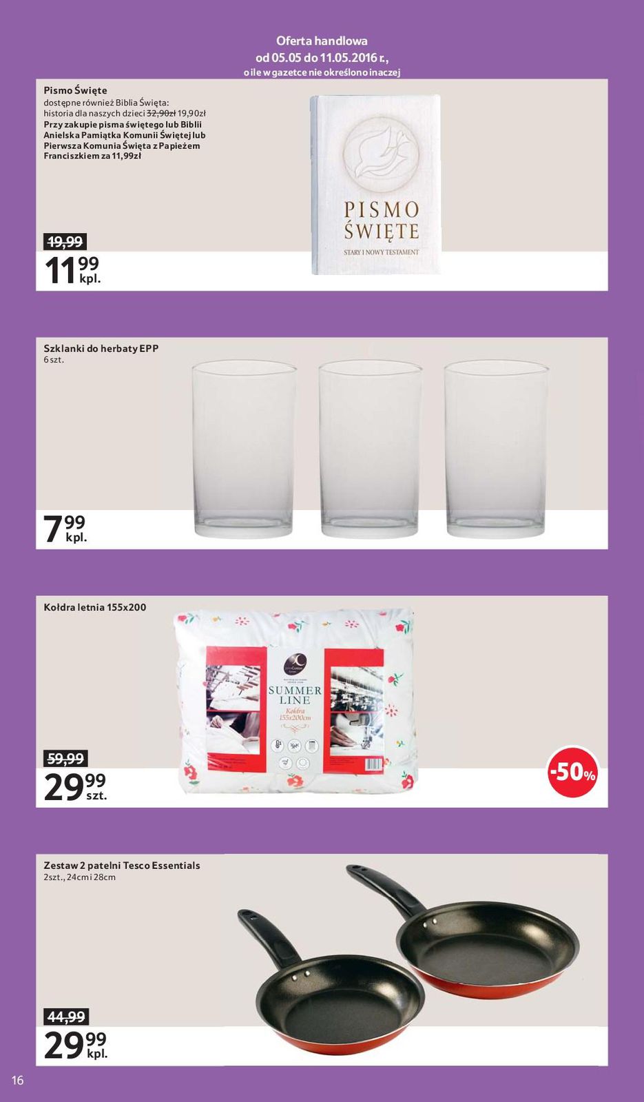 Gazetka promocyjna Tesco str. 16