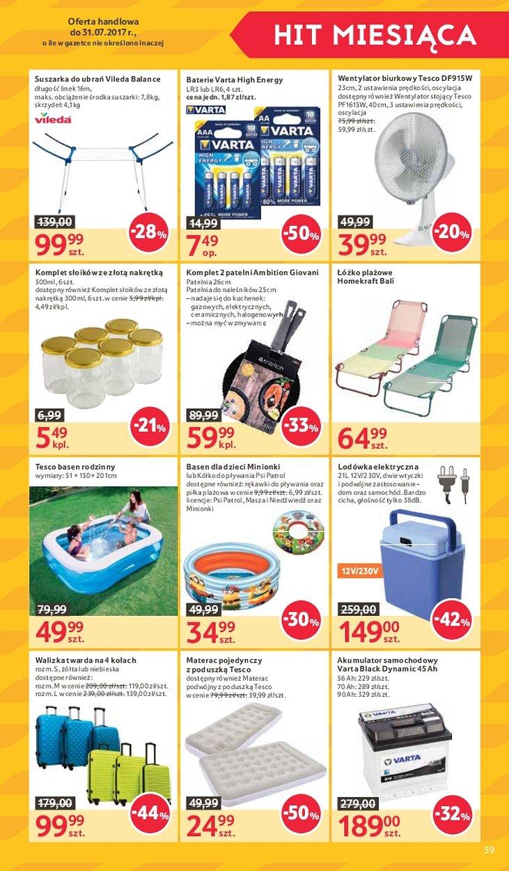 Gazetka promocyjna Tesco str. 39