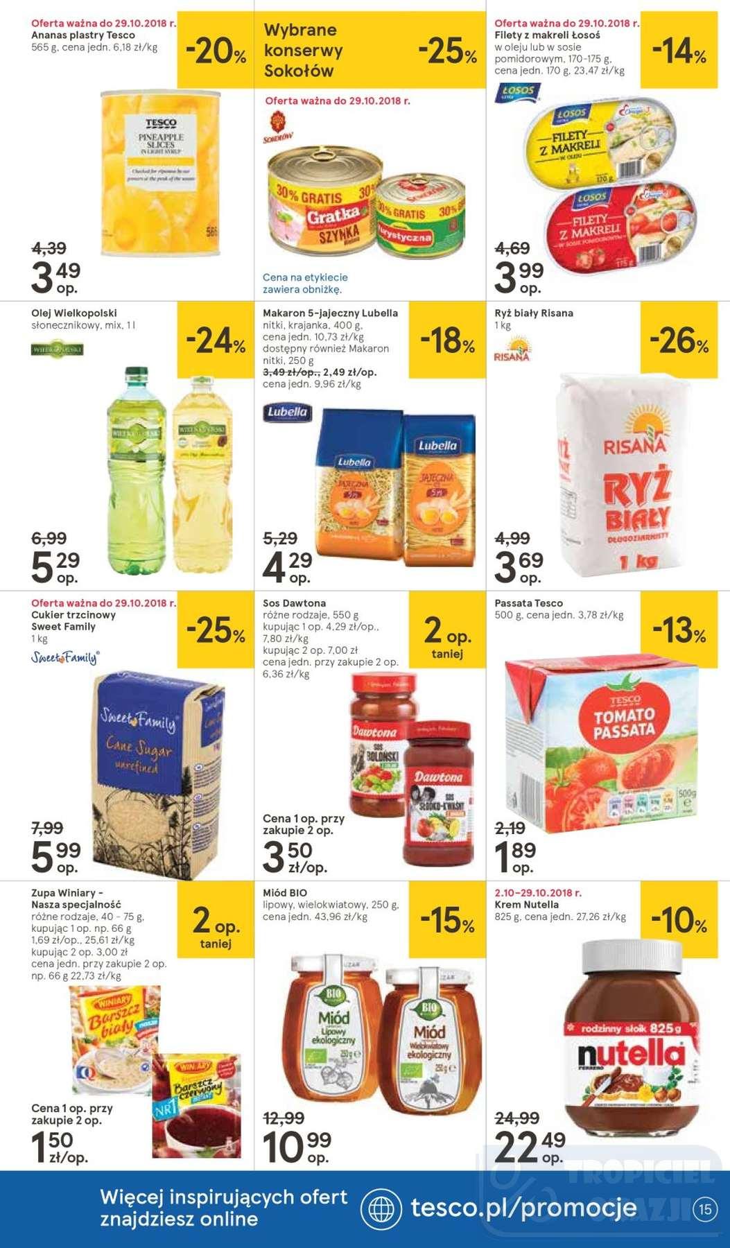 Gazetka promocyjna Tesco str. 15