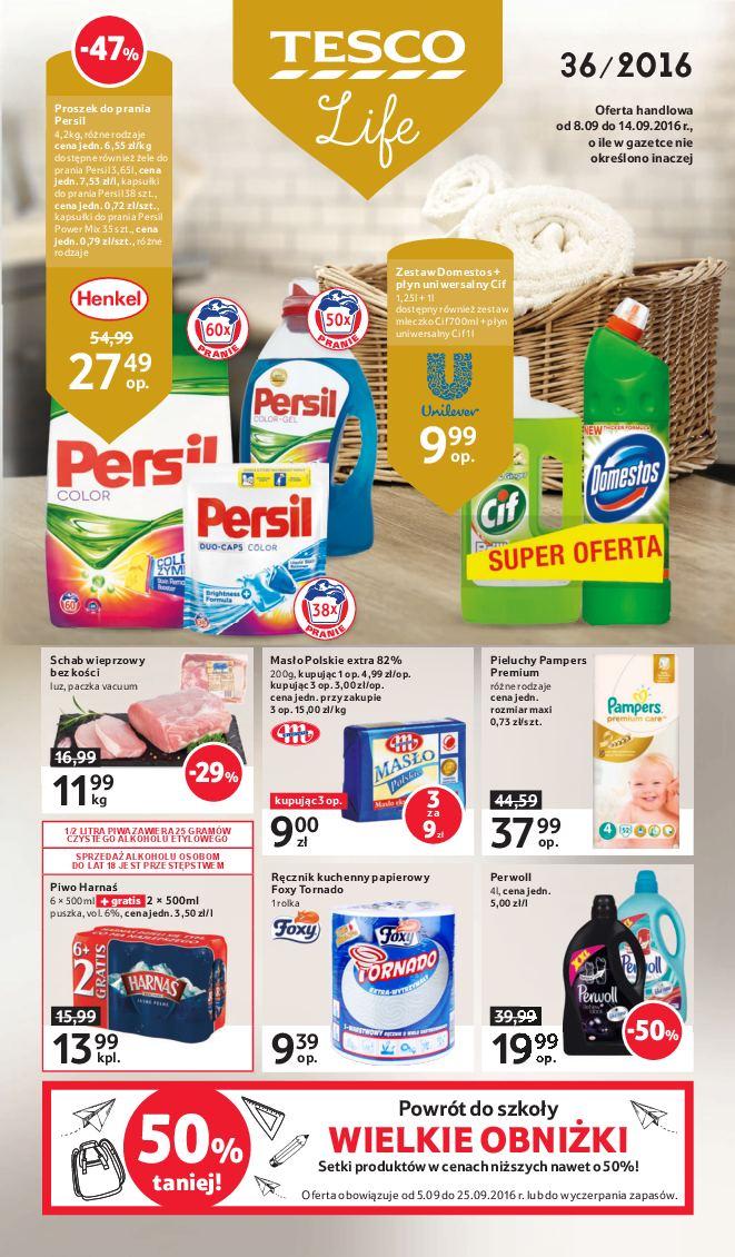 Gazetka promocyjna Tesco str. 1
