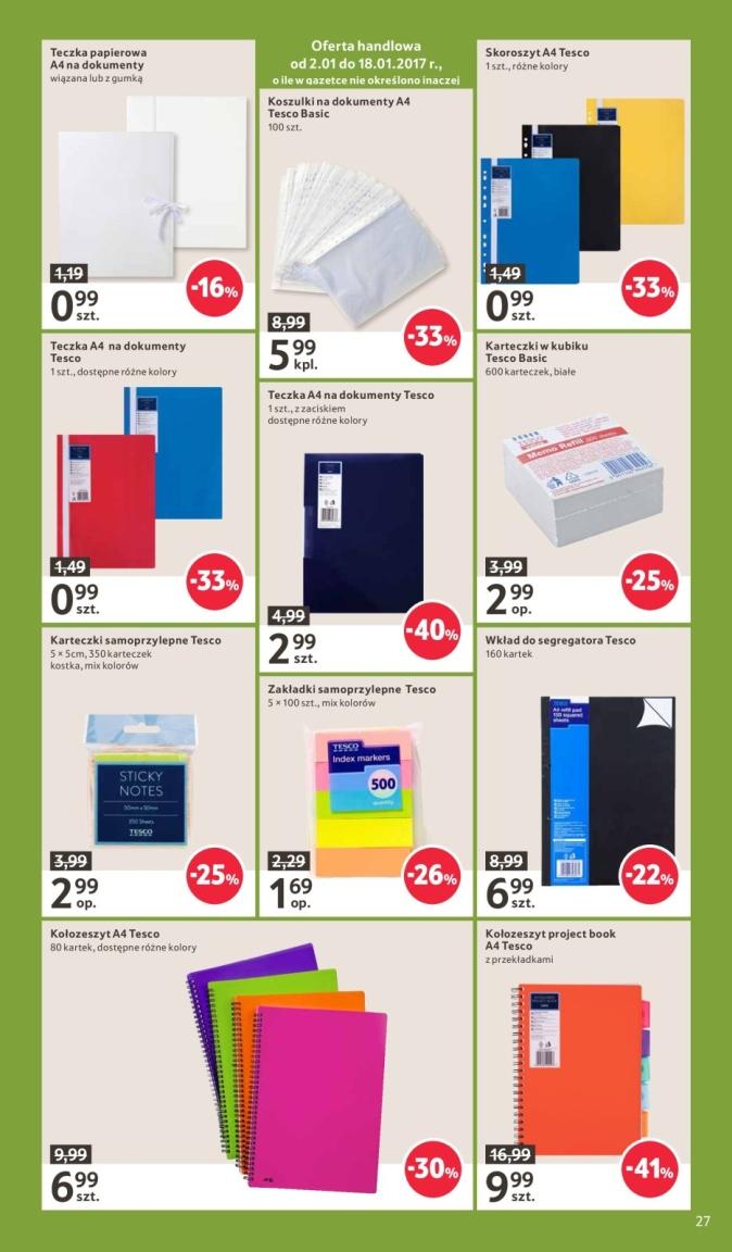 Gazetka promocyjna Tesco str. 27