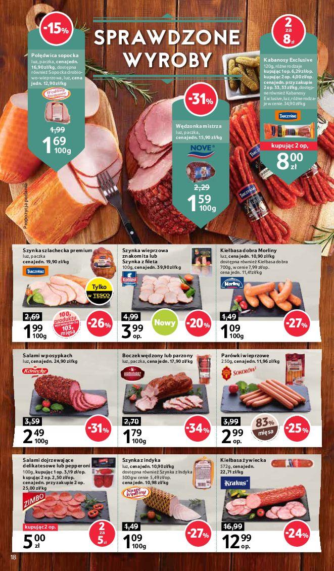 Gazetka promocyjna Tesco str. 18