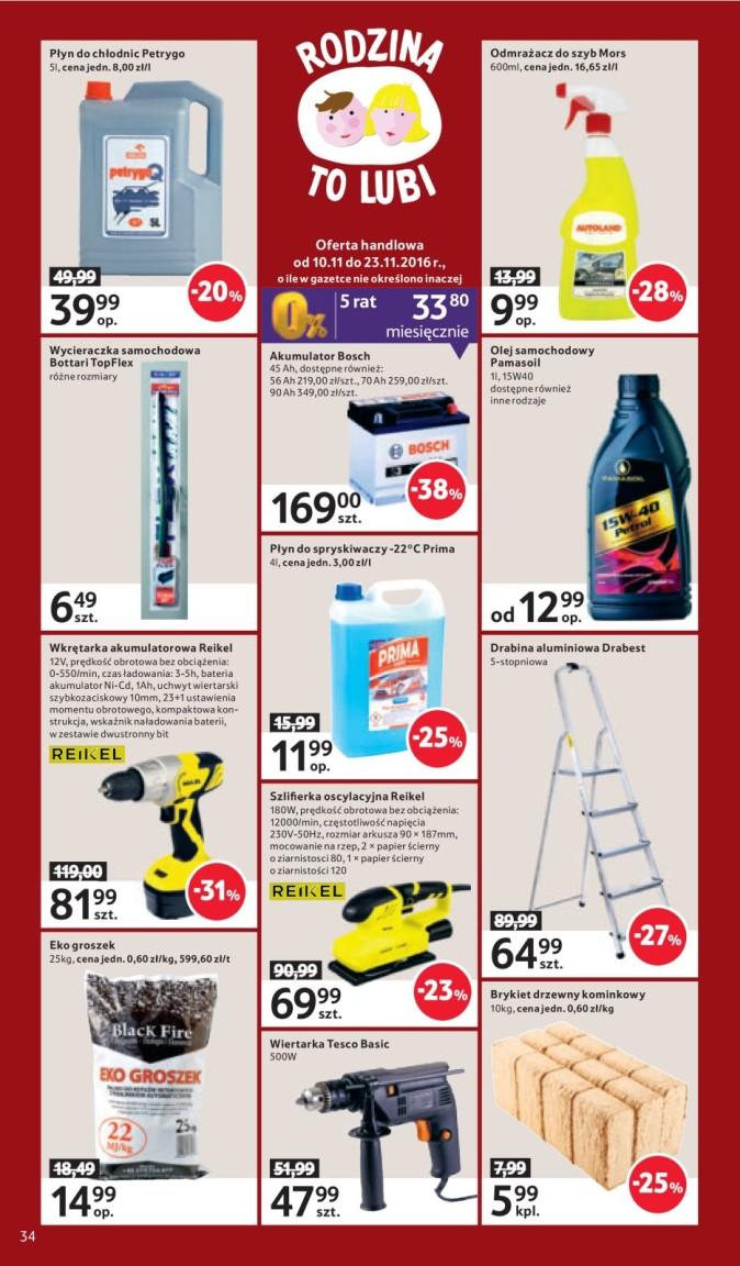 Gazetka promocyjna Tesco str. 34