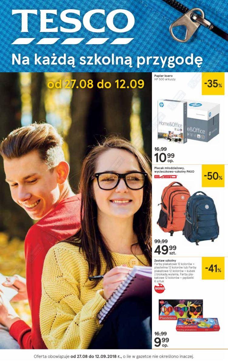 Gazetka promocyjna Tesco str. 1