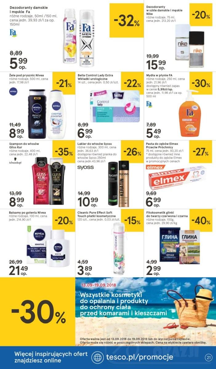Gazetka promocyjna Tesco str. 21