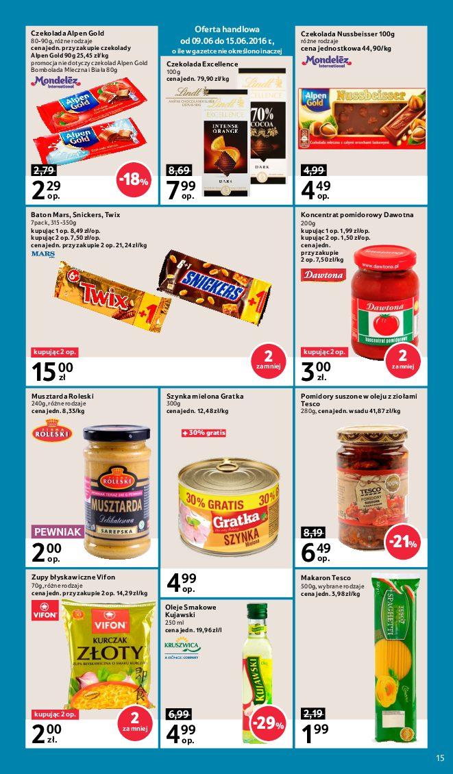 Gazetka promocyjna Tesco str. 15