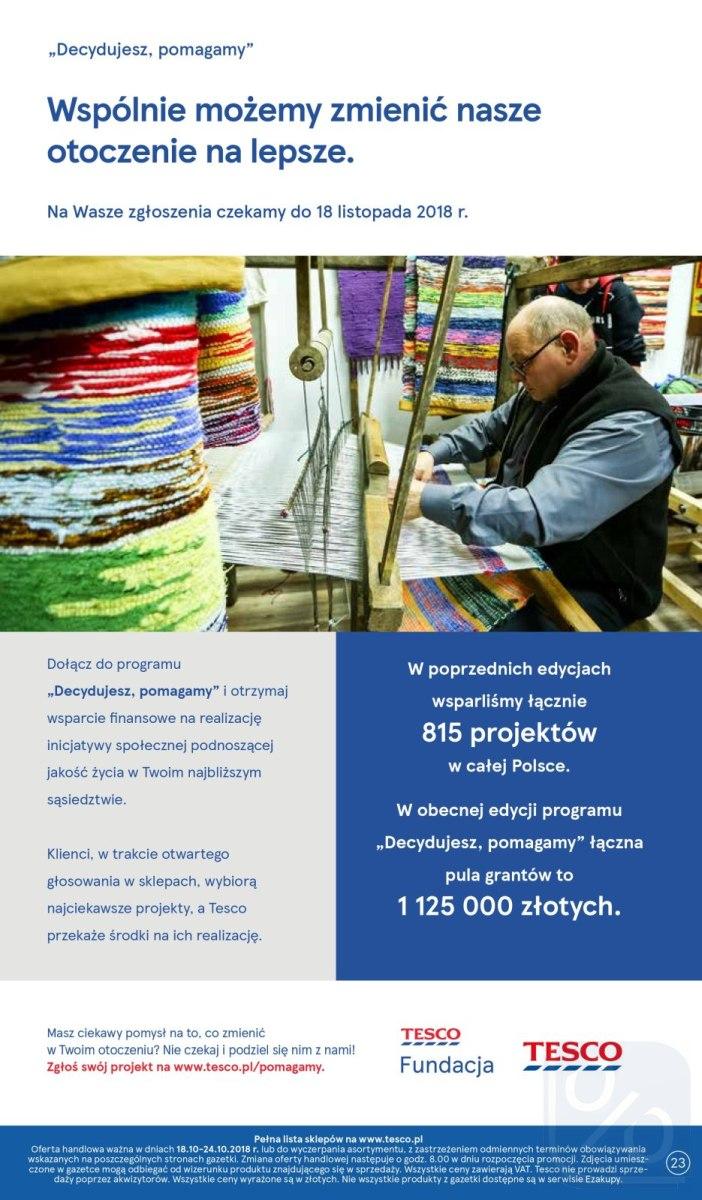 Gazetka promocyjna Tesco str. 23